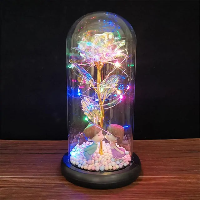 Luminous Galaxy Rose Lamp