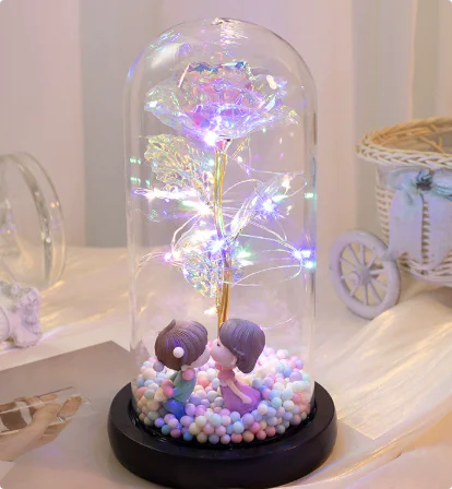 Luminous Galaxy Rose Lamp