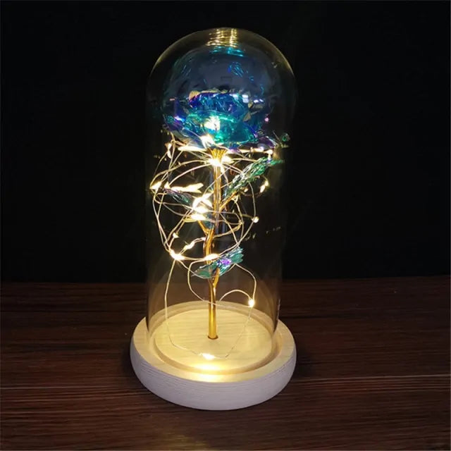 Luminous Galaxy Rose Lamp