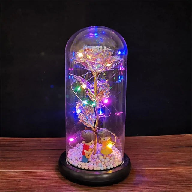 Luminous Galaxy Rose Lamp