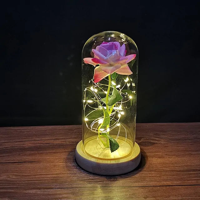 Luminous Galaxy Rose Lamp