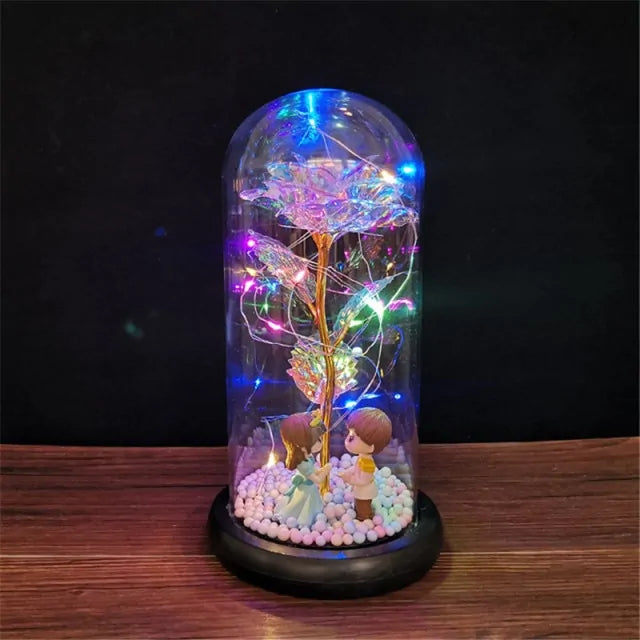 Luminous Galaxy Rose Lamp