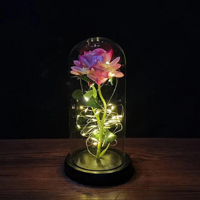 Luminous Galaxy Rose Lamp