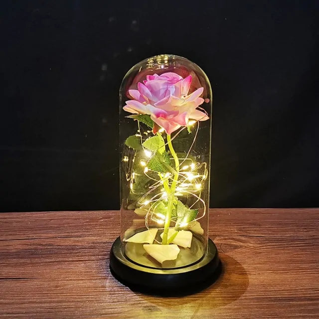 Luminous Galaxy Rose Lamp