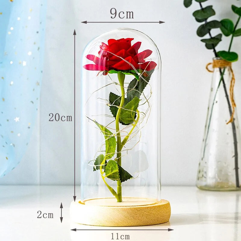 Luminous Galaxy Rose Lamp